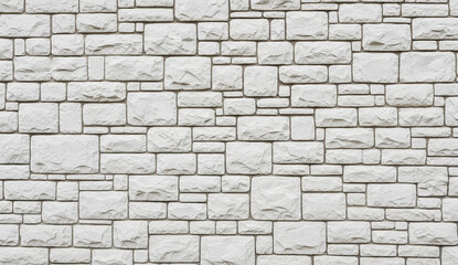 Fototapeta premium White Masonry Brick Wall Texture