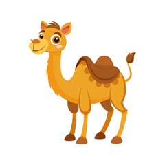 Adorable Cartoon Camel Illustration