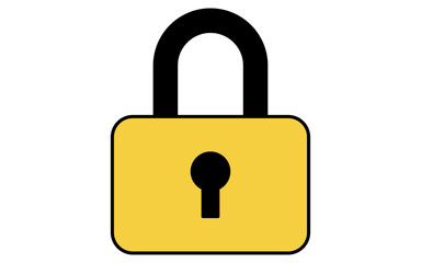 Locked padlock, Crime Prevention and Home Security Icons