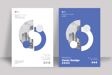 Corporate Book Cover Design Template in A4. Can be adapt to Brochure, Annual Report, Magazine, Poster, Business Presentation, Portfolio, Flyer, Banner, Website.