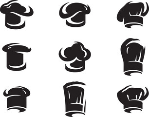 Black Mushroom Silhouette Icon Pack — mushroom, black, silhouette, icon, fungi, vegetable, food, nature, outline, vector