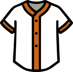Baseball Uniform Vector Icon