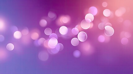 Soft Bokeh Background of Purple and Pink Hues with Light Spots