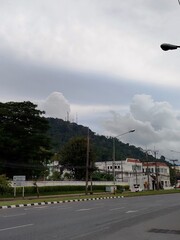 storm over the city