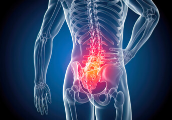 Unraveling Spinal Agony: A 3D Medical Journey into Lower Back Pain, Discs, and Degeneration for Healthcare Insight.