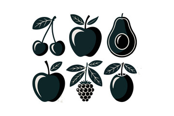 Fruit and Vegetables Icons - Big Series