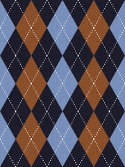 Argyle traditional vector pattern.Seamless geometric illustration pattern.Scotland argyll intarsia pastel element style .Design for fabric clothing,sweater,socks,wrapping,tablecloth,blanket,decoration