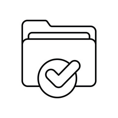 Folder vector icon