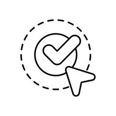 Click  vector icon