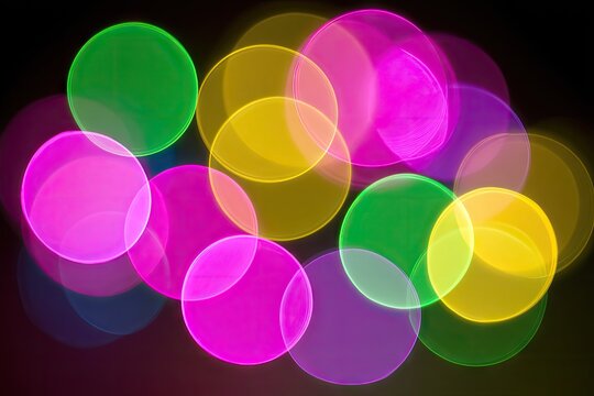 Abstract bokeh circles in vibrant colors (1)