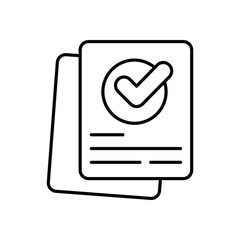 Documents vector icon