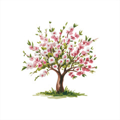 Obraz premium Various tree vectors. Forest and nature concept. Collection of different tree symbols. Education and training poster design. Vector drawn for plant and tree presentation.