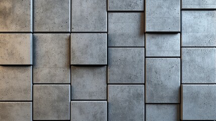 Grey Cubic Geometric Pattern Texture Background