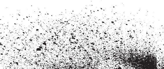 Dirty or dust film grain speck grit grunge overlay  grain dot white paper noise texture with distress effect vector illustration pattern background.