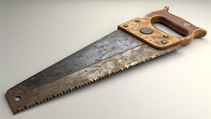 knife on a white background