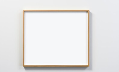 A sleek minimalist aesthetic frame perfect for showcasing a vibrant poster design Its clean lines and neutral tones provide a timeless backdrop allowing the artwork to pop and stand out  professional 