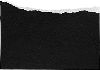 Black And White Ripped Paper Piece