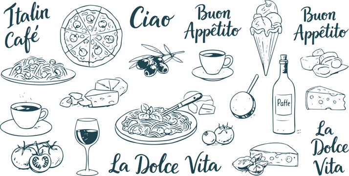 "La Dolce Sketch: Italian Vacation in Grunge Lines" - Powered by Adobe