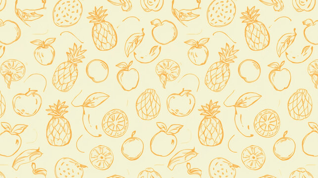 Abstract fruit pattern