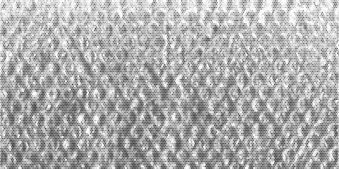 Wrinkled paper. Air bubble wrap vector texture isolated on transparent background. Popping bubbles. Grunge halftone silver background. Collage element
