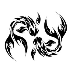 tribal tattoo design fish