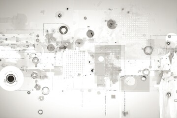 Obraz premium Abstract grayscale graphic design