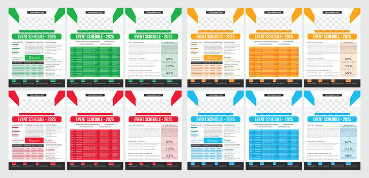 Nonprofit Event Sponsorship Levels Fundraising Flyers design layout template, Sponsorship Levels, Fundraising Flyers design layout concept template, Technical Data Sheet layout template