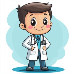 An image of cute doctor