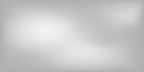 Silver foil background with metal mirror texture. Chrome gradient surface with light gloss simple abstract