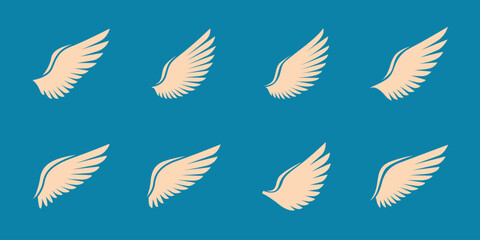 Light Wing Logo Icons