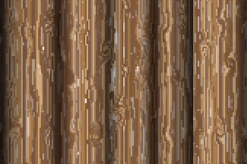 Abstract wood texture with smooth wavy lines imitating annual rings. Warm brown and beige shades create a natural and decorative look of wood texture