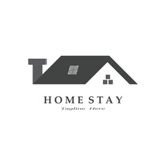 Buildings and homes, real estate business logo design