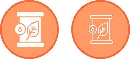 Ecology Drum Vector Icon