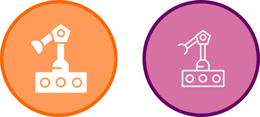 Industrial Arm Vector Icon
