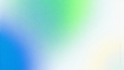 Soft gradient of blue green and yellow with subtle grain texture
