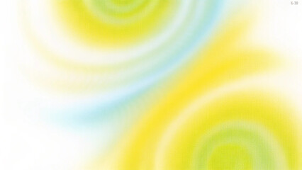 Soft yellow and blue swirls on a textured white background