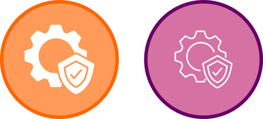 Protected System Vector Icon