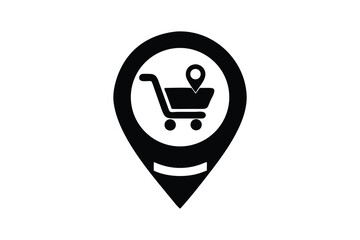 Location Shopping Cart Icon