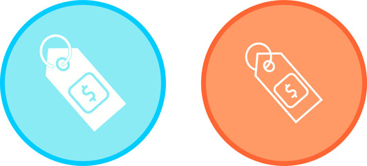 Dollar Tag Vector Icon