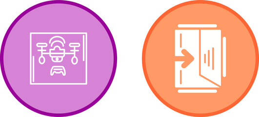 Exit Sign Vector Icon