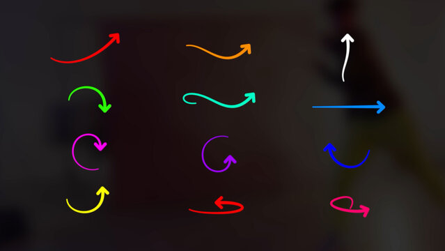 Clean Colorful Arrow Pack