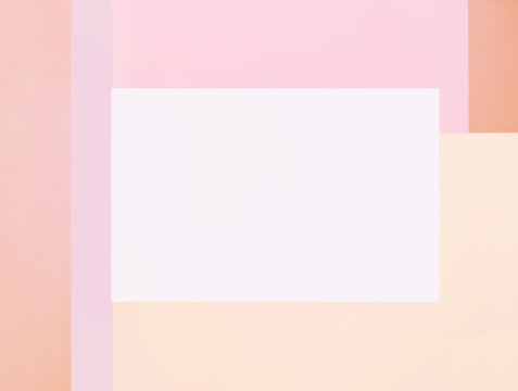 Colorful pastel abstract background. Minimal geometric shapes and lines