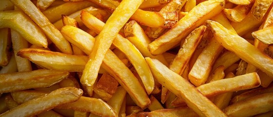 AI Generated. Fries kitchen French Fries delicious fast food