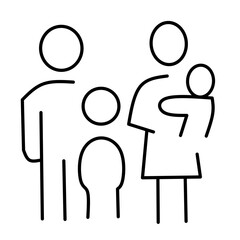 family line vector