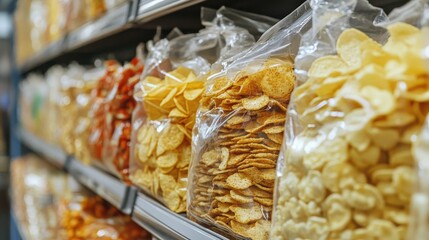 Food sealing machines ensure that products like chips, cookies, and other snacks remain fresh by tightly sealing their packaging
