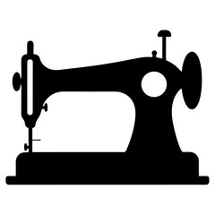 Classic Sewing Machine Silhouette