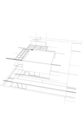 Architecture building. Design background vector illustration