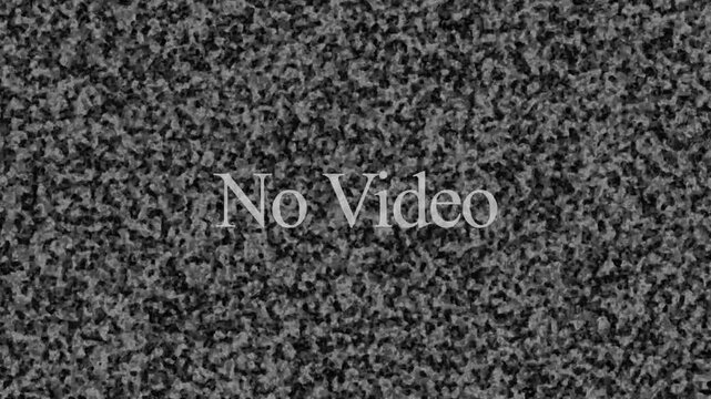 Source No Video old vintage TV. Rolling bars on TV screen. No signal sign. Bad interference. Broken antenna. Distortion and Flickering, analog TV signal. Static color noise. tv noise