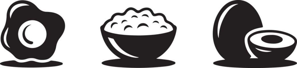 Vector egg flat icon.