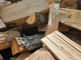 stack of firewood